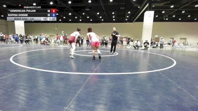 145 lbs Cons. Semis - Ezmerelda Fuller, OK vs Sophia Hoeme, KS