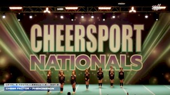 Cheer Factor - PHENOMENON [2026 L2 Youth - Small - A Day 2] 2026 CHEERSPORT National All Star Cheerleading Championship