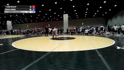 155 lbs Champ. Round 1 - Luke Black, OK vs Diego Perea, NM