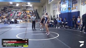 105 lbs Quarterfinal - Nethania Munguia, La Quinta vs Kaeli Gonzalez, Corona Del Mar