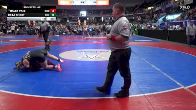 6-7A 152 Cons. Semi - Haley Pate, Brookwood Jr-Sr vs Jia`la Short, Central