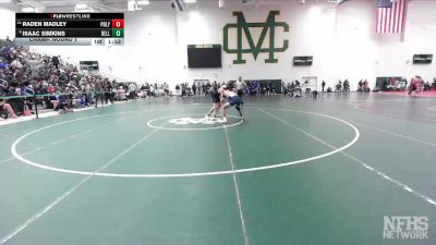 132 lbs Champ. Round 1 - Isaac Simkins, South Torrance vs Raden Madley, Santa Monica