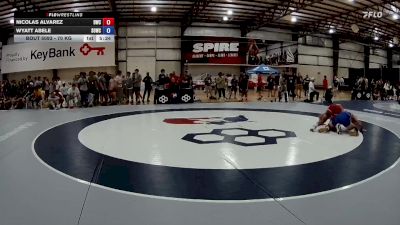 70 kg Champ. Round 1 - Nicolas Alvarez, Diplomat Wrestling Club vs Wyatt Abele, Southeast Ohio Wrestling Club