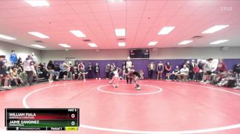 106 lbs Cons. Round 4 - Jaime Sanginez, Springfield vs William Fiala, Nashville Christian