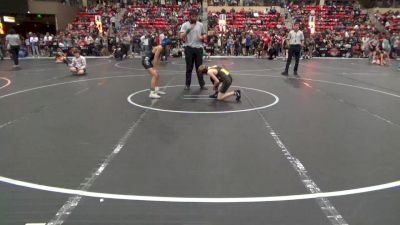 76 lbs Champ. Round 1 - Jaden Medina, Dodge City Wrestling Academy vs Parker Fair, Newton Wrestling Club