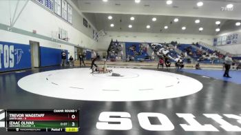 149 lbs Round 1 (16 Team) - Trevor Wagstaff, Santa Ana vs Izaac Olivas, Lemoore College