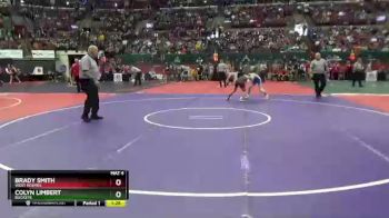 D2-106 lbs Quarterfinal - Colyn Limbert, Buckeye vs Brady Smith, West Holmes