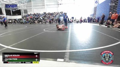 90 lbs Semifinal - Colton Foos, Nixa vs Nikolas Kolich, Piper