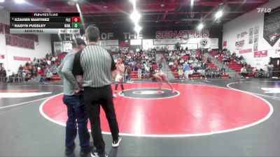 150 lbs Semifinal - Raidyn Pugsley, Buhl vs Xzavier Martinez, Filer