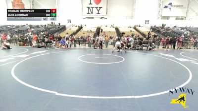 126 lbs Cons. Round 4 - Rameak Thompson, Copper City Wrestling vs Jack Aderman, Olean Wrestling Club