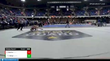 113 lbs Champ. Round 1 - Tate Miller, Marion vs Tyler Martin, Naperville Central