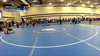 117 lbs Quarterfinal - Jewlie Gonzales, Rochester Christian vs Isabella Washington-Vasquez, East Stroudsburg University