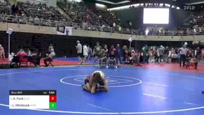 120 lbs Consi Of 8 #1 - Xavier Ford, Buckeystown, MD vs Luke Hitchcock, Harrisburg, PA