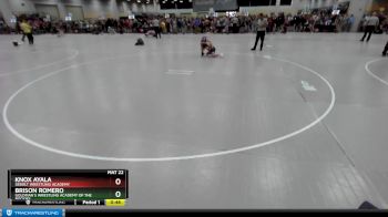 71 lbs Quarterfinal - Brison Romero, Goldman`s Wrestling Academy Of The Rockies vs Knox Ayala, Sebolt Wrestling Academy