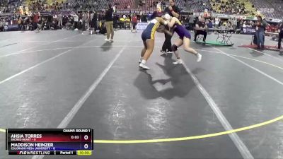 145 lbs Quarters & 1st Wb (16 Team) - Cadie Percy, Wisconsin Stevens Point vs Kendra Heroch, Emmanuel University