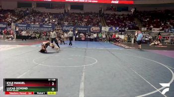 D 1 138 lbs Cons. Round 3 - Kyle Manuel, Airline vs Lucas Ocmond, Baton Rouge