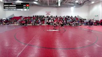 150 lbs 7th Place Match - Jake Pounders, Holy Family vs Renzo Lubuguin, Cherokee Trail