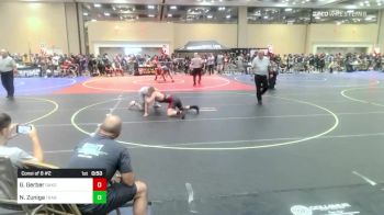 157 lbs Consi Of 8 #2 - Gideon Gerber, Oakdale vs Noah Zuniga, Trabuco Hills HS