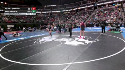 G145-5A Quarterfinal - Juliana Sandoval, Brighton Girls vs Anna Bratton, Poudre Girls