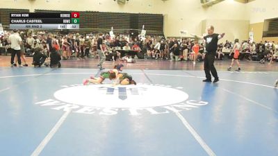 62 lbs Rr Rnd 2 - Ryan Kim, RedNose Wrestling School - K3 vs Charls Casteel, Rabbit Wrestling Club - K3