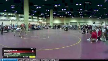 106 lbs Round 4 (10 Team) - Brennan Leonard, Indiana Smackdown Gold vs Brady Harper, MXW White