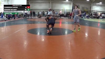 184 lbs Cons. Round 2 - Bowden Delaney, Bellarmine vs Carmeron Carter, Lourdes University