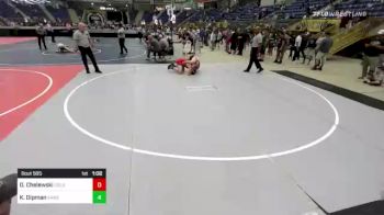 152 lbs Semifinal - Dylan Chelewski, Colorado Outlaws vs Koda Dipman, Kansas Good Guys