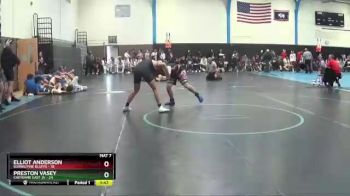 160 lbs Round 2 (10 Team) - Preston Vasey, Cheyenne East JV vs Elliot Anderson, Burns/Pine Bluffs