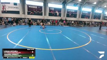 100 lbs Semifinal - Logan Mitchell, All American Wrestling Club vs Madden Merritt, Dripping Springs Youth Sports Association Wrestling Club