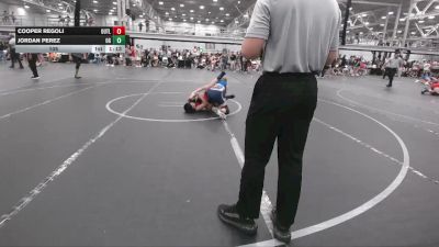 105 lbs Round 8 (10 Team) - Jordan Perez, Ohio Gold vs Cooper Regoli, Outlaws MS