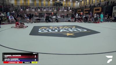 120 lbs Cons. Round 3 - Gabriel Showers, Iowa vs Gavin Sanders, Big Game Wrestling Club