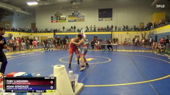 160 lbs Round 3 - Toby Lundgren, Colby Kids Wrestling Club vs Noah Gonzalez, Kanza FS/GR Wrestling Club