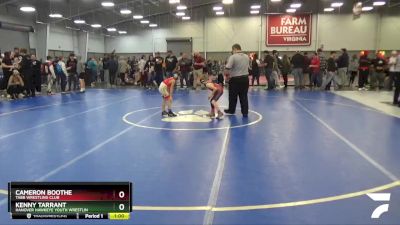 49 lbs Cons. Round 4 - Kenny Tarrant, Hanover Hawkeye Youth Wrestlin vs Cameron Boothe, Tabb Wrestling Club