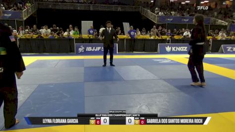 Leyna Floriana Garcia vs Gabriela Dos Santos Moreira Roch 2026 Pan Kids Jiu-Jitsu IBJJF Championship