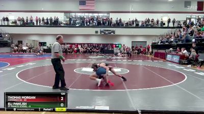 120 lbs Round 1 (16 Team) - Thomas Morgan, Commerce Hs vs Eli Pawlish, St Francis School