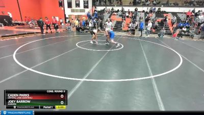 170 lbs Cons. Round 3 - Caden Parks, Crystal Lake (CENTRAL) vs Joey Barrow, AUBURN