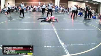 61 lbs Round 1 (8 Team) - Calvin Greer, Contenders WA Blue vs Charleigh Richardson, Untouchables