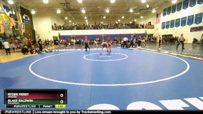 120 lbs Champ. Round 1 - Ryder Perry, Moscow vs Blake Baldwin, Pocatello