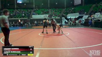 7A 150 lbs Cons. Round 1 - Jovanny Barrera, Albertville vs Carson Burroughs, Chelsea