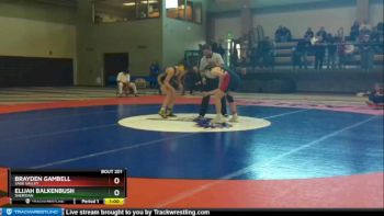 148 lbs Round 1 - Elijah Balkenbush, Sheridan vs Brayden Gambell, Sage Valley