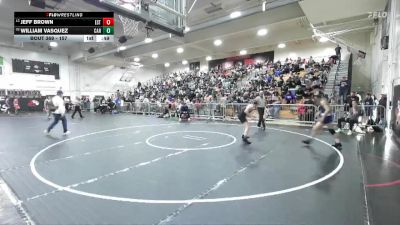 157 lbs Cons. Round 2 - Jeff Brown, Estancia vs William Vasquez, Carter