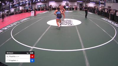 143 lbs Rr Rnd 3 - Ella Poalillo, Scorpions Wrestling School Of Nj vs Taylor Engelen, Jr. Marauders