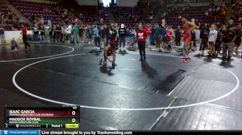 110 lbs Quarterfinal - Isaac Garcia, Pomona Wrestling Club Colorado vs Maddox Roybal, Duran Wrestling Club