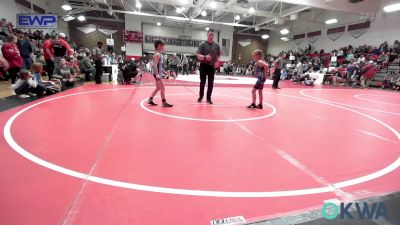 67 lbs Rr Rnd 2 - Paizley Minter, Wagoner Takedown Club vs Kyzer Falcon, Division Bell Wrestling