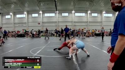 144 lbs Finals (8 Team) - Hunter Delaney, Garnett Trained TS vs Marshall Laishley, Ohio Storm