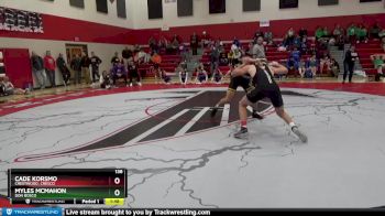 138 lbs 1st Place Match - Myles McMahon, Don Bosco vs Cade Korsmo, Crestwood, Cresco