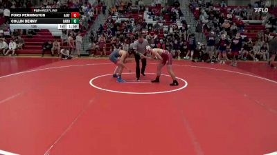 138 lbs Round 1 (4 Team) - Collin Denny, Oak Mountain vs Ford Pennington, Hartselle