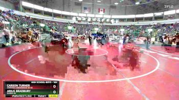 160 lbs Cons. Round 6 - Arius Bradbury, Elmira HS vs Carson Turner, Canisteo-Greenwood Sr HS