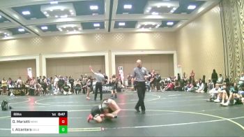 88 lbs Consi Of 4 - Dominick Mariotti, Minnesota Elite vs Ikaika Alcantara, Gold Rush Wr Acd