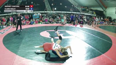 125 lbs Whitney Cawthra, Idaho 1 HS Girls vs Claire Risley, Oregon HS Girls